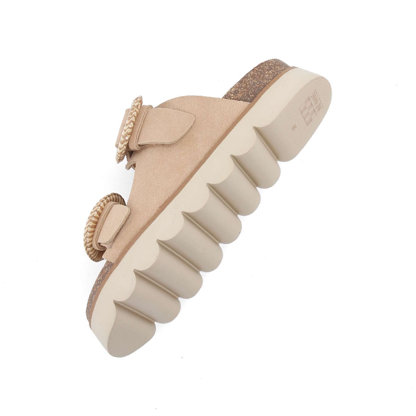 SANDY SLAP W - SUEDE - CAMEL